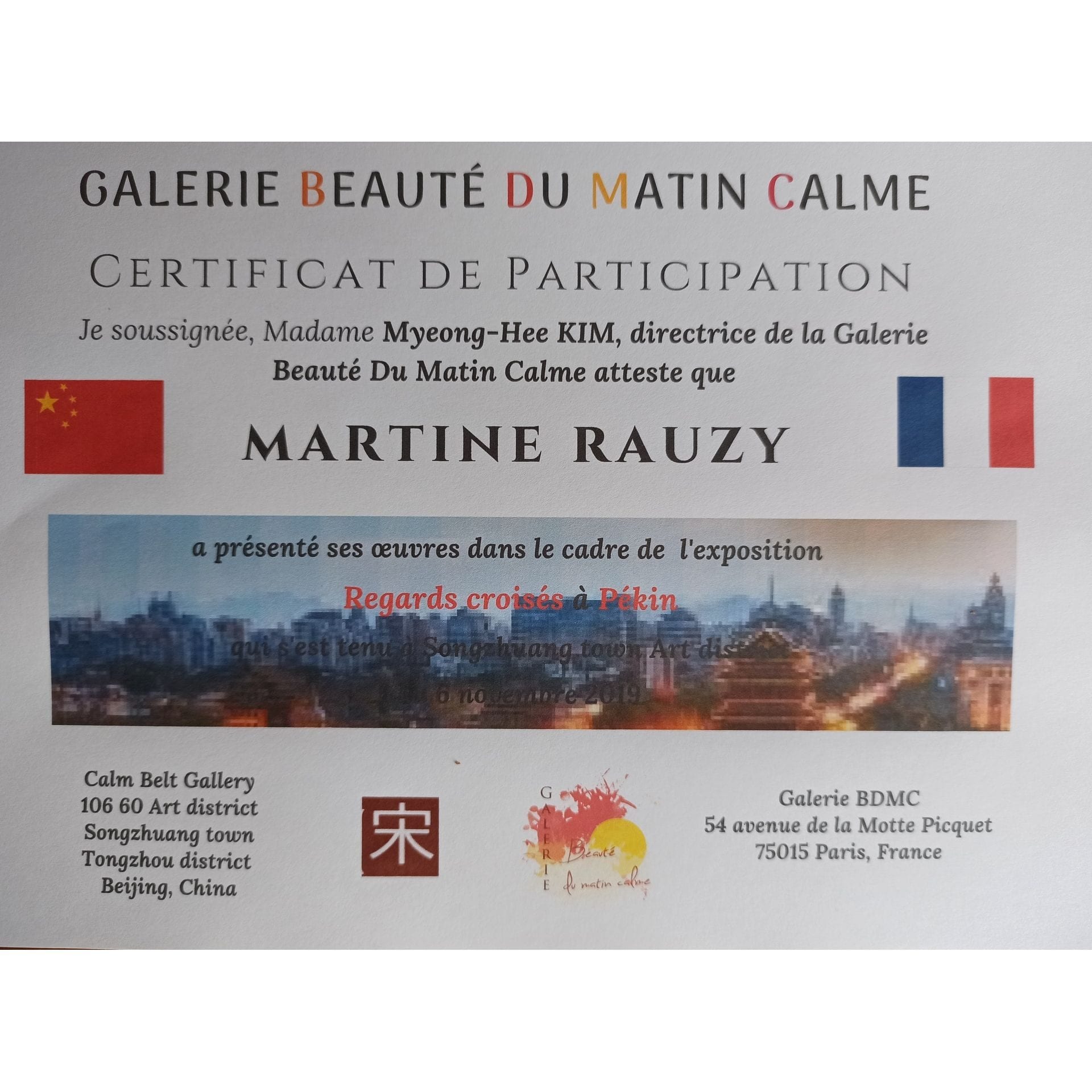 Affiche — Regards croisés Paris Pékin Séoul